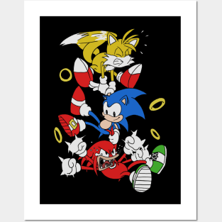 Sonic Trio Posters and Art